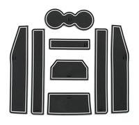 Anti Poussière Antidérapant pour Range pour Rover pour Evoque 2012 2013 2014 2015 2016 2017 2018 Tapis Antidérapant pour Porte Voiture Portillon(Blanc)