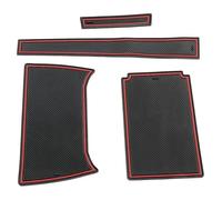 Anti Poussière Antidérapant pour Subaru pour Crosstrek 2024 Tapis Antidérapant pour Console Centrale Voiture Dessous Verre Fente Porte Coussinets en Caoutchouc Autocollant(Style4)