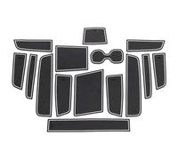Anti-poussière Tapis Voiture pour MG5 MG 5 GT 2020 2021 2022 2023 Tapis Antidérapant pour Fente Porte Coussin en Caoutchouc pour Rainure Accessoires Style Automobile(Whiter)