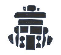 Anti-poussière Tapis Voiture pour RAV4 2019 2020 2021 RAV 4 50 Tapis Antidérapant en Caoutchouc Décoration Intérieure Protection Anti-poussière Porte Fente Tasse Coussinets(Blu)