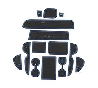 Anti-poussière Tapis Voiture pour RAV4 2019 2020 2021 RAV 4 50 Tapis Antidérapant pour Portail Fente Tasse Coussinets Caoutchouc Décoration Intérieure Protection Anti-poussière(Blu)