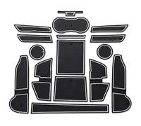 Anti-poussière Tapis Voiture pour Subaru XV 2018-2021 pour Crosstrek WRX STI Tapis Rainure Porte Antidérapant Coussin Fente Rangement Dessous Verre Autocollant Anti-poussière(Style2)