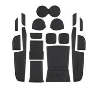 Anti-poussière Tapis Voiture pour Suzuki pour Vitara 2016 2017 2018 2019 2020 2021 2022 2023 Tapis Rainure Porte Voiture Coussin Fente Porte-gobelet Antidérapant(Noir)