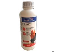 Produit contre les poux rouge, pounet flacon de 1 litre pour volaille