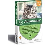 Anti-puces Elanco Advantage (0-4 kg)C Vert TU