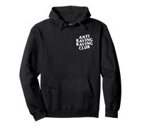 Anti Raving Club EDM Festival Techno Rave Riddim Meme Sweat à Capuche