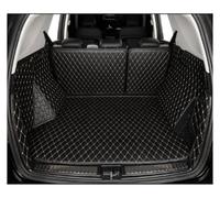 Anti Rayures Doublure pour Jaguar F-Pace 2017 2018 2019 2020 2021 2022 2023 2024 Tapis Coffre Voiture Personnalisés Tapis Doublure Coffre(Beige Noir)