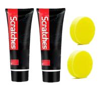 Anti-rayures sur le dessus de cuisinière, crème de nettoyage, nettoyant pour vitrocéramique, réparation de rayures de voiture, 2Pcs