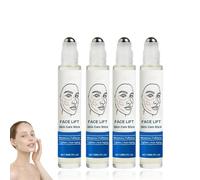 Anti Rides Puissant Immediat,Roll on Serum Visage de Collagène, Collagen Serum pour Instant Iift Plus,Serums Hydratant Visage,Serums Anti Rides,Anti-ageing Essence,Sérum Raffermissant (30ml, 4)