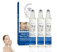 Anti Rides Puissant Immediat,Roll on Serum Visage de Collagène, Collagen Serum pour Instant Iift Plus,Serums Hydratant Visage,Serums Anti Rides,Anti-ageing Essence,Sérum Raffermissant (30ml, 3)
