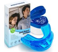Anti Ronflement AIOUTGOGO 2 Pièces Orthese Anti Ronflement Efficace Puissant, Gouttiere Dispositifs Anti-Ronflement Mandibulaire- Super doux, Réducteur de Ronflement pour Hommes et Femmes