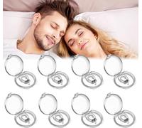 Anti Ronflement Dilatateur Nasal, 8pcs Pince Nez Anti Ronflement Silicone Dispositifs Anti-Ronflement, Efficace Anti Ronflement Pour Un Sommeil Confortable Et Plus Calme,