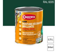 Anti-rouille - OWATROL - Rustol - Vert mousse - 0.75 L - Brillant