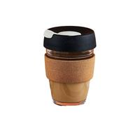 Anti-scalding Transparent Mug Glass Coffee Cup Milk Double Creative Heat Resistant pour Café(Black)