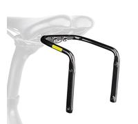 Anti-Shake Support d'accessoires de vélo - Stabilisateur stable pour support de sacoche de selle, clip bouteille en aluminium pour porte-bagages - Fixation sûre avec système d'absorption des chocs