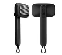 Anti Shedding Groomer, Gentle Massage Comb, Cat Grooming Brush, Detangling Pet Brushes, 9.8x4.33 Inches, Accessible Tool for Daily Pets Groomings, Black, White and Green