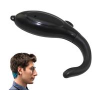 Anti Sleep Reminder - Dolphin Fish Type | Driver Drowsiness Alarm Car Accessory Electronic Anti-Drowsy Driving Safety Assistant Wear Right Ear Portable Black