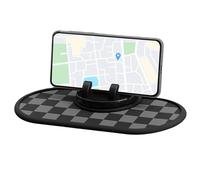 Anti-Slip Car Dashboard Mat - Multi-Functional Organizer | Rotatable Anti Skid Dashboard Pad with Stand, Flexible Interior Tray for Auto Sedan, Heat Resistant Silicone for Keys Gadgets