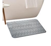 Anti Slip Carpet for Bathroom, Diatomaceous Earth Floor Rug, Rapid-Dry Plate, Natural Porous Stone, Slip-Resistant with Geometric Style, Water-Absorbing Mat for Bathroom and Spa