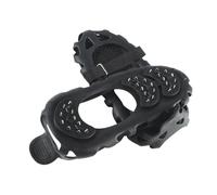 Anti Slip Ice Claws, Teeth Snow Cleats, Outdoor Traction Grippers, Winter Shoe Spikes for Resistant Crampons, Sneakers, Boots, Hiking, Walking, Driveway, Mountain Trail, 25.2/10.2/0.5 inches