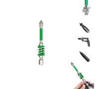 Anti-Slip Magnetic Phillips Bit with Spring, 2025 New Strong Magnetic Durability Screwdriver Drill Bit Set, Magnetic Phillips Bit,No More Slipping of Saw Teeth, for Power Tools, Screws (Green 65mm 1)