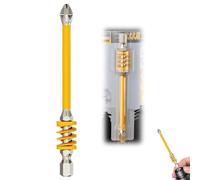 Anti-Slip Magnetic Phillips Bit with Spring, Magnetic Phillips Bit Set with Spring, No More Slipping of Saw Teeth, One Push to Eject Quickly, for Electric Hand Tool (1pcs-b)
