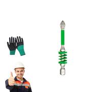 Anti-Slip Magnetic Phillips Bit with Spring, Quick Eject & Strong Magnetic Hex Shank, Impact-Resistant, No More Slipping, Compatible with Electric & Manual Tools (65mm)