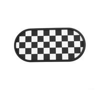 Anti-Slip PVC Mat for Car Phone Keys Pens Organizer(black-white)