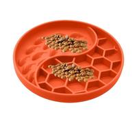 Anti-Slip Silicone Slow Feeder Dog Bowls | Puzzle Design to Slow Eating & Prevent Choking | Ideal for Small & Medium Breeds | Non-Slip Dog Dishes for Healthier Meals