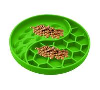 Anti-Slip Silicone Slow Feeder Dog Bowls | Puzzle Design to Slow Eating & Prevent Choking | Ideal for Small & Medium Breeds | Non-Slip Dog Dishes for Healthier Meals