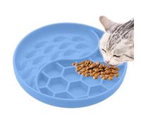 Anti-Slip Silicone Slow Feeder Dog Bowls | Puzzle Design to Slow Eating & Prevent Choking | Ideal for Small & Medium Breeds | Non-Slip Dog Dishes for Healthier Meals