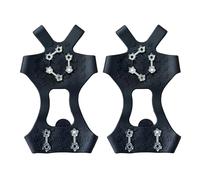 Anti Slip Snow Grips - Ice Cleats with 10 Spikes for Shoes and Boots | Traction Device for Winter Hiking Commuting Outdoor Work Walking Fishing Climbing Mountaineering Ensuring Safety, 7.09 inches