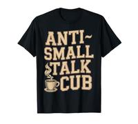 Anti-Small Talk Club Vintage Coffee T-Shirt