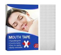 Anti Snoring Mouth Tape - 120 Count Medical Grade Adhesive, Gentle Sleep Breathing Strips, Advanced Solution, Comfortable Nighttime Lip Patches, Portable Travel Health Gear | For Adults