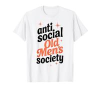 Anti Social Old Men's Society, Grumpy Old Men Meme drôle T-Shirt