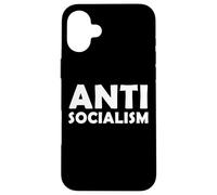 Anti socialisme Anti socialiste Pro Free Market Capitalism Coque pour iPhone 16 Plus