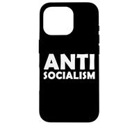 Anti socialisme Anti socialiste Pro Free Market Capitalism Coque pour iPhone 16 Pro