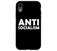 Anti socialisme Anti socialiste Pro Free Market Capitalism Coque pour iPhone XR