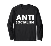 Anti socialisme Anti socialiste Pro Free Market Capitalism Manche Longue