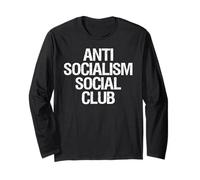 Anti socialisme Club Social Parodie Politique Humour Manche Longue