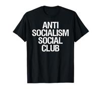 Anti socialisme Club Social Parodie Politique Humour T-Shirt