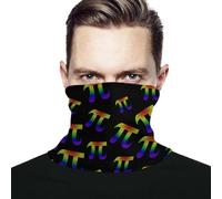 Anti-Solaire Bande de Cheveux,Mathématiques PI Imprimer,Décoration faciale Anti-UV Gaiter pour Adulte Homme Ski 26X30cm