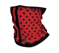 Anti-Solaire Chapeaux Demi-Visage,L'Amérique et Le Maroc se combinent pour Former Le Drapeau marocain,Bandeau Magique Séchage Rapide Echarpe Gaiter pour Cyclisme Extérieur Course à Pied 26X30cm