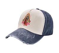 Anti-Soleil Cap Notre-Dame De Guadalupe Vierge Marie Snapback Hat Légère,Vintage Casquettes Sport Chapeau De Golf pour Cyclisme Randonnée Femme