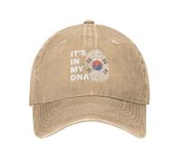 Anti Soleil Casquettes Sports, Drapeau De La République De Corée. C'est dans Mon Adn. Anti-Soleil Cap Classic Casquette De Baseball pour Golf Cyclisme Camping