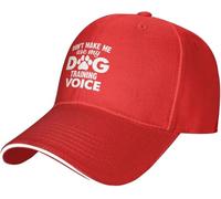 Anti Soleil Casquettes Sports,Snapback Hat Ne Me Fais Pas Utiliser Ma Voix De Dressage De Chiens Légère Casquette Baseball pour Activités Femme Homme