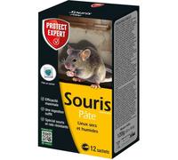 Anti souris - PROTECT EXPERT - 12 pâtes - 120g - Souris résistantes