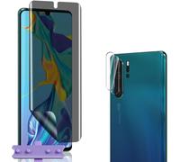 Anti-Spy Protection For Huawei P30 Pro (6.47""),2 Pieces Rear Camera Protector And 1 Piece Anti Spy Tpu Screen Protector,Tpu Protection Film For Huawei P30 Pro (6.47 Inches)