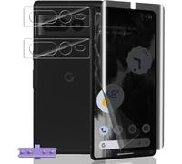 Anti-Spy Screen Protector For Google Pixel 7 Pro, [1 Piece] Anti-Spy Soft Tpu Film And [2 Pieces] Tempered Glass Screen Protector Camera, Flexible Privacy Screen Protector For Google Pixel 7