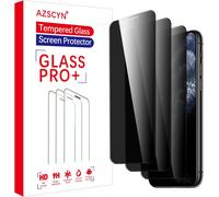 Anti-Spy Screen Protector For Iphone 11, 3 Pieces Privacy Screen Protector, Tempered Glass Protective Film, Case Friendly, Anti-Scratch, 9h Hardness